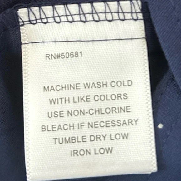 Grey's Anatomy Women’s Spandex Stretch Navy Blue Scrub Top Size 2XL - Picture 8 of 9